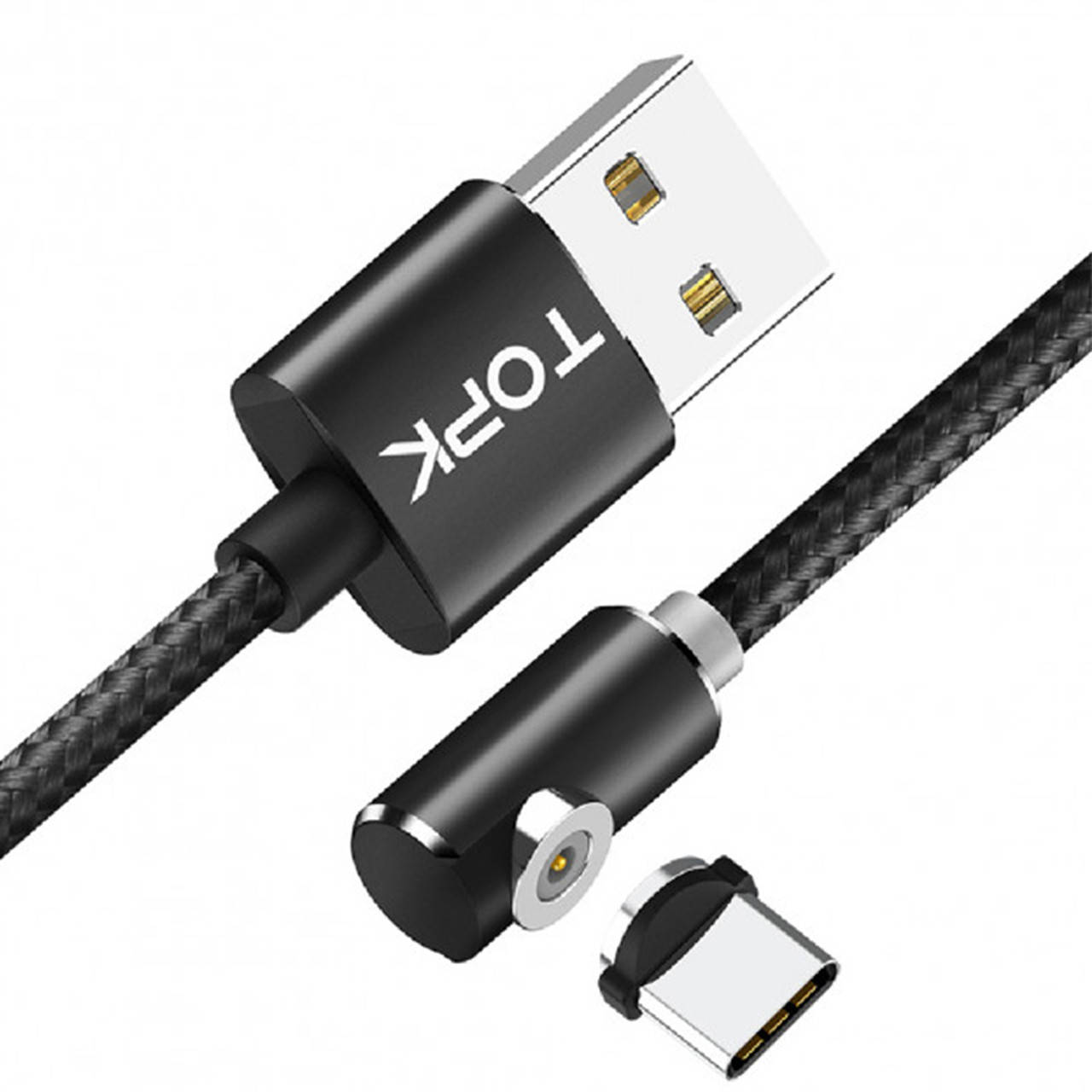 ➾Магнитный кабель для зарядки Topk USB (TK51i-VER2) Type-C Black 1m 2.1A вращение на 360°, Черный
➾Магнитный кабель для зарядки Topk USB (TK51i-VER2) Type-C Black 1m 2.1A вращение на 360°, Черный