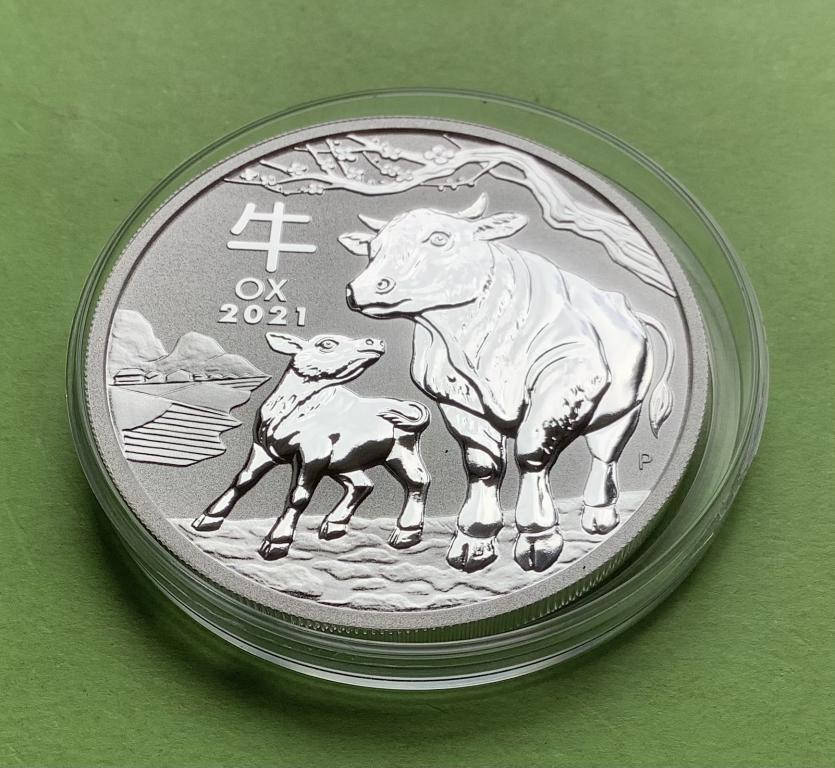 Австралия 1 доллар 2021 г. Серия Лунный календарь - Год быка. (серебро 999 пробы , 1 унция)
Австралия 1 доллар 2021 г. Серия Лунный календарь - Год быка. (серебро 999 пробы , 1 унция)