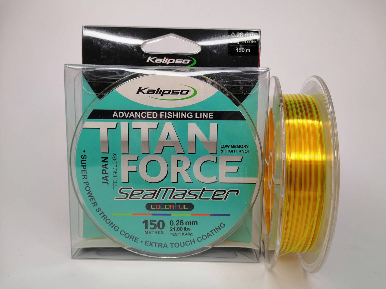 Леска Kalipso Titan Force SeaMaster CF 150м 0.28мм, Разные цвета
Леска Kalipso Titan Force SeaMaster CF 150м 0.28мм, Разные цвета