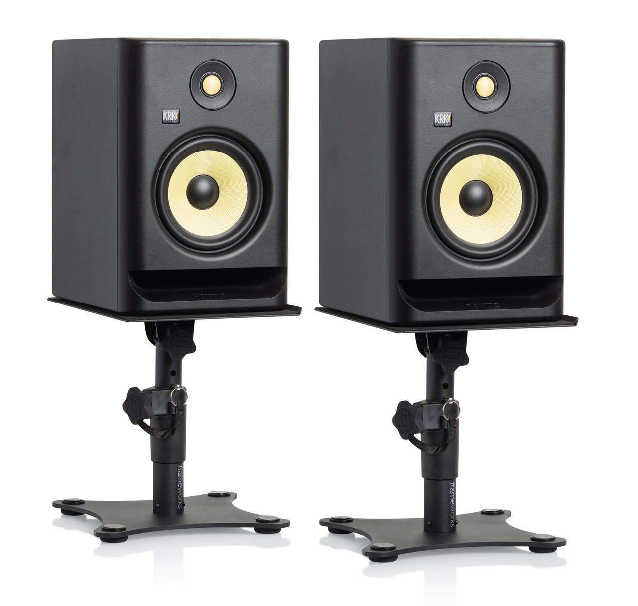 Стойки для студийных мониторов GATOR FRAMEWORKS GFWSPKSTMNDSK Desktop Studio Monitor Stand
Стойки для студийных мониторов GATOR FRAMEWORKS GFWSPKSTMNDSK Desktop Studio Monitor Stand