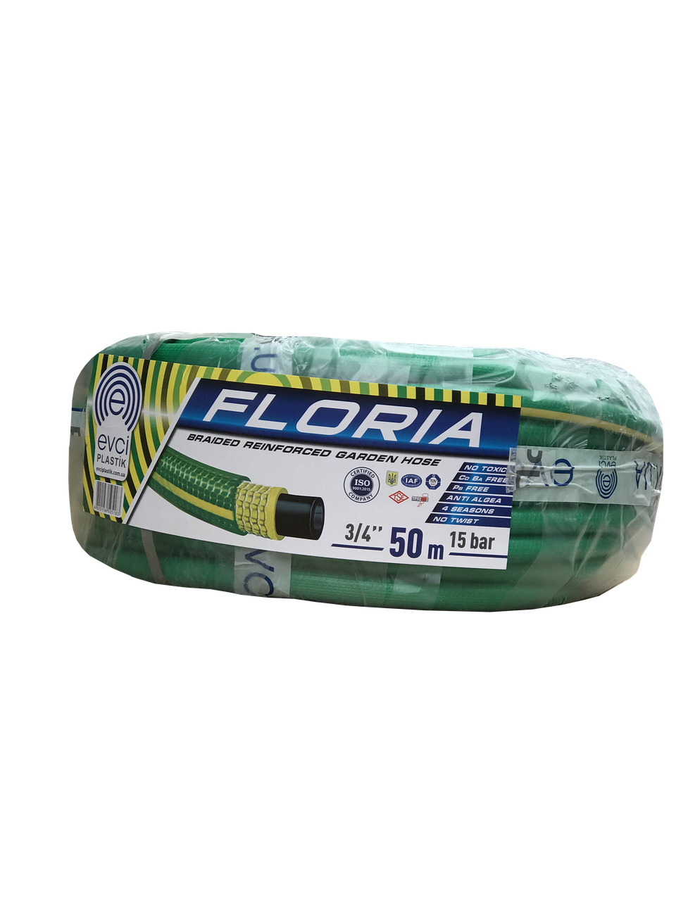 Шланг для поливу Флорія 3-шаровий, 3/4, діаметр 18 мм, бухта 50 м.
Шланг для поливу Флорія 3-шаровий, 3/4, діаметр 18 мм, бухта 50 м.