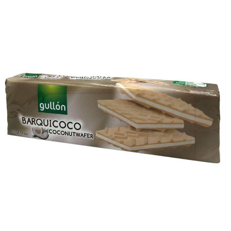 Вафли Gullon Barquicoco с кокосовой начинкой 150гр, (16шт/ящ) 
Вафли Gullon Barquicoco с кокосовой начинкой 150гр, (16шт/ящ)