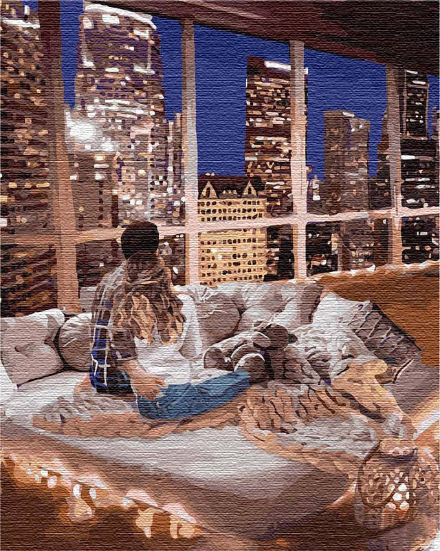 Картина по номерам. "Наблюдая за городом" 40*50см. KHO4774
Картина по номерам. "Наблюдая за городом" 40*50см. KHO4774