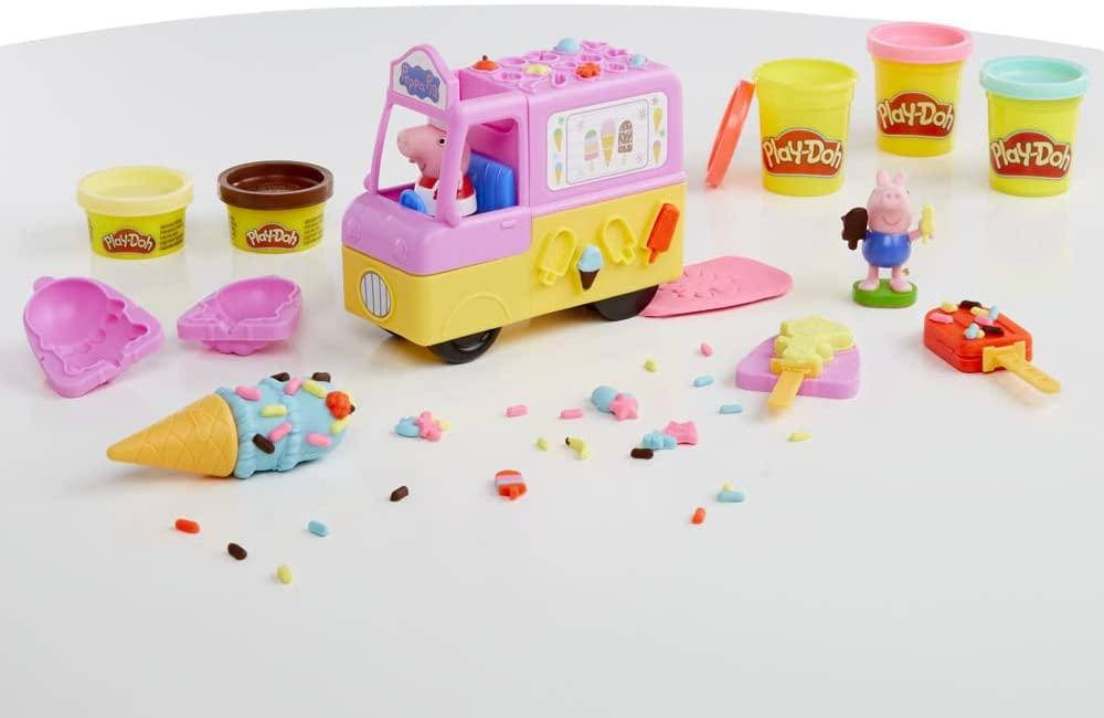 Игровой набор Плей До Пеппа и Джордж Мороженное Пеппы Play-Doh Peppa's Ice Cream Playset
Игровой набор Плей До Пеппа и Джордж Мороженное Пеппы Play-Doh Peppa's Ice Cream Playset