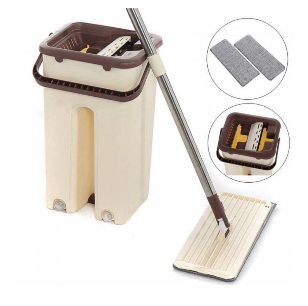 Швабра с ведром и автоматическим отжимом - комплект для уборки Scratch Cleaning Mop, Бежевый
Швабра с ведром и автоматическим отжимом - комплект для уборки Scratch Cleaning Mop, Бежевый