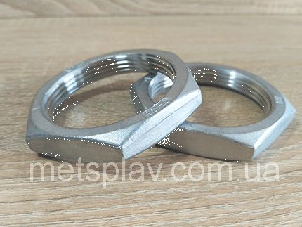 Контргайка из нержавеющей стали 1 1/4" AISI 304
Контргайка из нержавеющей стали 1 1/4" AISI 304