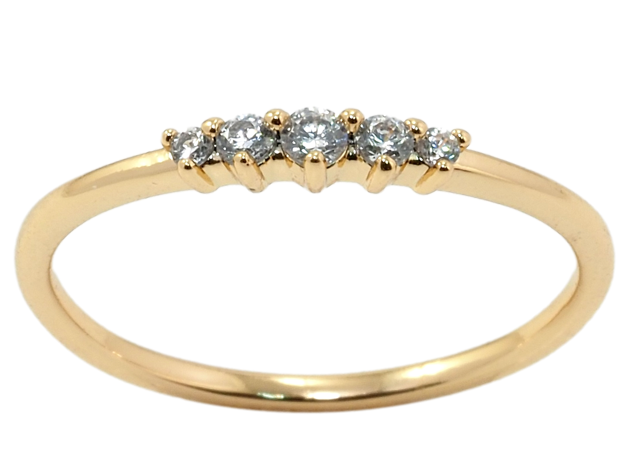 Кольцо Xuping Позолота 18K "Дорожка циркония" р.19.5 
Кольцо Xuping Позолота 18K "Дорожка циркония" р.19.5