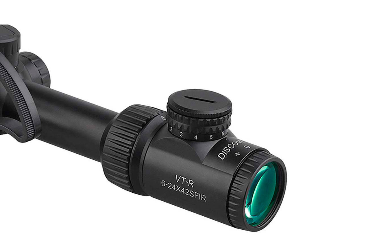 Прицел оптический VT-R 6-24x42 SFIR с регулируемой подсветкой и отстройкой, облегченный+аксессуары, РАСПРОДАЖА, Черный
Прицел оптический VT-R 6-24x42 SFIR с регулируемой подсветкой и отстройкой, облегченный+аксессуары, РАСПРОДАЖА, Черный