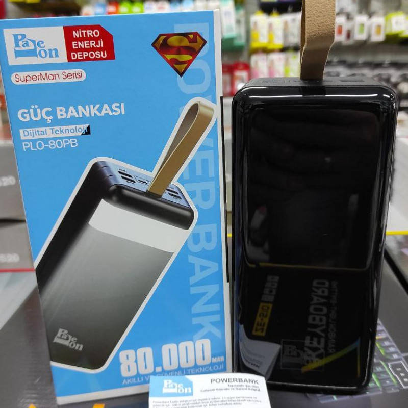Повербанк Power Bank 80000mAh Портативная мобильная батарея с фонариком Paleon PLO-80PB Мощный Павербанк
Повербанк Power Bank 80000mAh Портативная мобильная батарея с фонариком Paleon PLO-80PB Мощный Павербанк