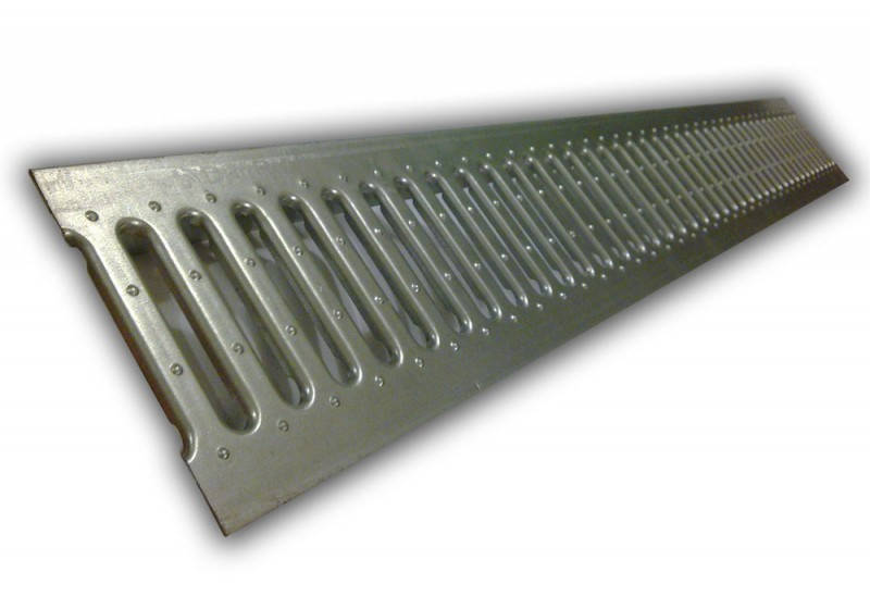 Решётка водоприемная стальная штампованная к лоткам 100 (без отверстий)
Решётка водоприемная стальная штампованная к лоткам 100 (без отверстий)