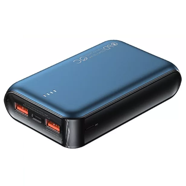 Повербанк с быстрой зарядкой PD/QC и индикатором REMAX RPP-161 20000mAh |2USB/1Type-C, PD/QC, 22.5W/3A| Синий
Повербанк с быстрой зарядкой PD/QC и индикатором REMAX RPP-161 20000mAh |2USB/1Type-C, PD/QC, 22.5W/3A| Синий