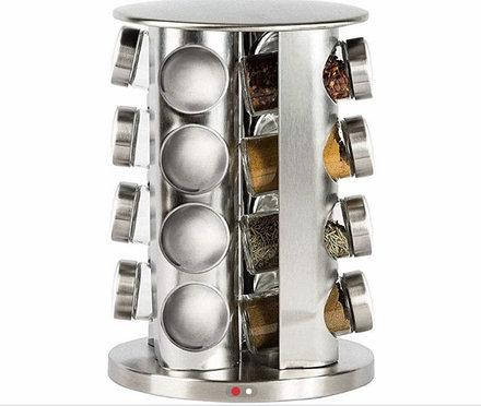 Подставка карусель для специй Original Spice Carousel, 16 емкостей, стекло, нержавеющая сталь, Серый
Подставка карусель для специй Original Spice Carousel, 16 емкостей, стекло, нержавеющая сталь, Серый