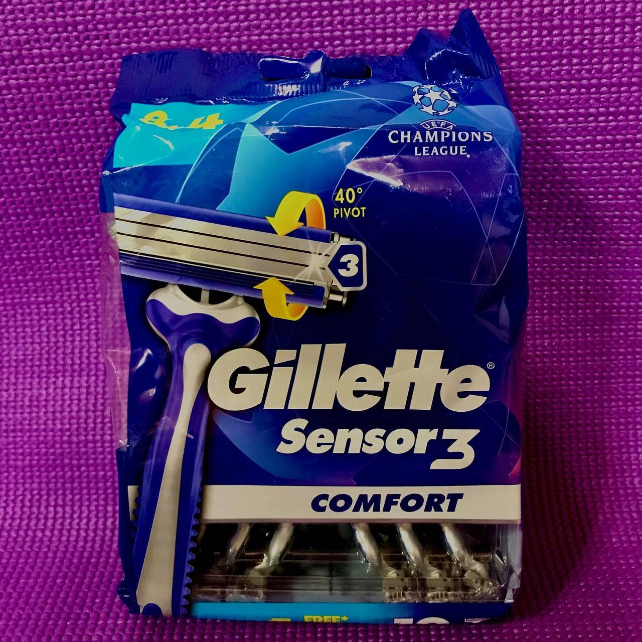 Одноразовые станки Gillette Sensor3 12шт в упаковке,джилет станки сенсор3,одноразовые бритвы джилет, Синий
Одноразовые станки Gillette Sensor3 12шт в упаковке,джилет станки сенсор3,одноразовые бритвы джилет, Синий