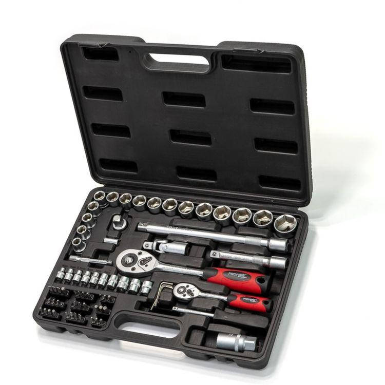 Набор инструментов 1/2" & 1/4" 72 од. PROFLINE 60725
Набор инструментов 1/2" & 1/4" 72 од. PROFLINE 60725