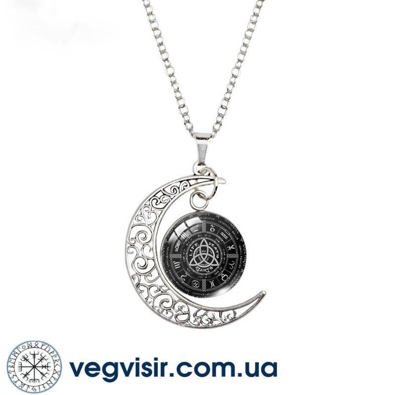 Кулон Языческое Колесо Трикветр и луна Виккан Sigil Сигил Магия амулет оберег талисман подвеска підвіска
Кулон Языческое Колесо Трикветр и луна Виккан Sigil Сигил Магия амулет оберег талисман подвеска підвіска