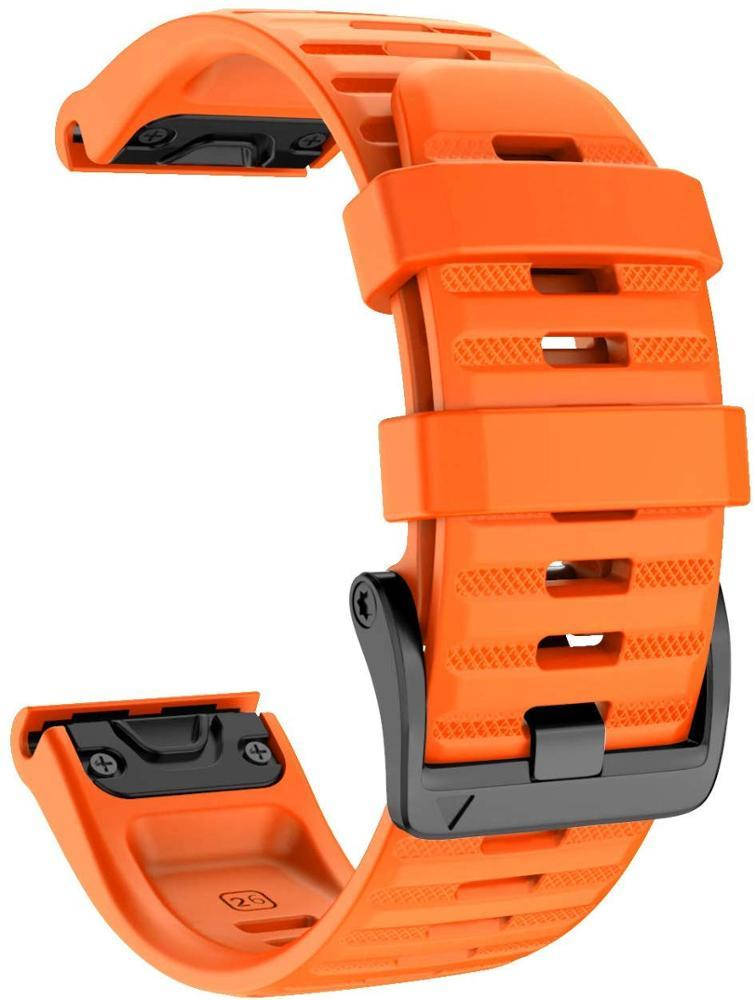 Ремешок для Garmin Fenix 7/Epix/6-6 Pro/6 Supphire/Fenix 5-5 Plus/Forerunner 945/MARQ/ Quick Fit / 22 мм Оранжевый
Ремешок для Garmin Fenix 7/Epix/6-6 Pro/6 Supphire/Fenix 5-5 Plus/Forerunner 945/MARQ/ Quick Fit / 22 мм Оранжевый