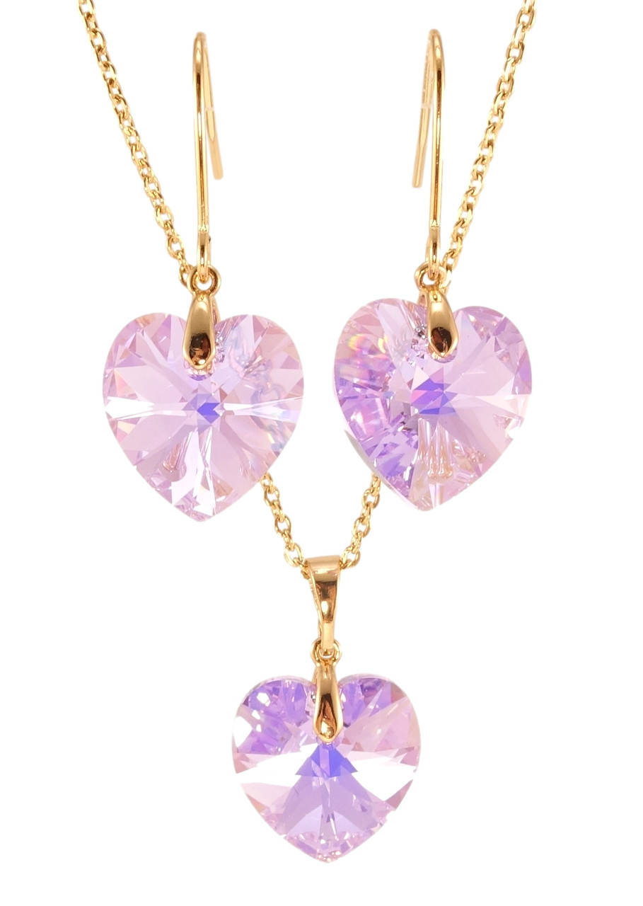 Набор Xuping Позолота 18K с кр-ми Swarovski Серьги Кулон на цепочке "Сердечки Lavender Delite" длина 40-45см х
Набор Xuping Позолота 18K с кр-ми Swarovski Серьги Кулон на цепочке "Сердечки Lavender Delite" длина 40-45см х