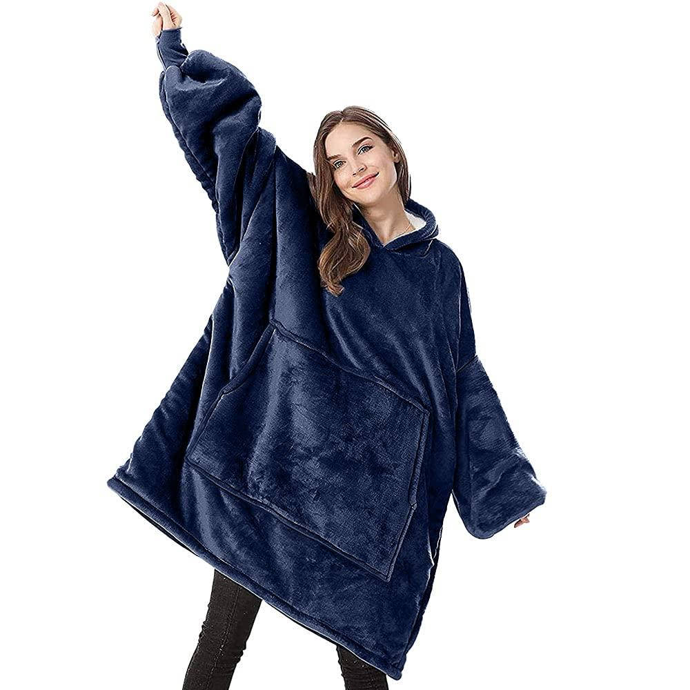 Плед толстовка с рукавами и капюшоном Huggle Hoodie 60х80 см / Теплый худи Синий, Серый
Плед толстовка с рукавами и капюшоном Huggle Hoodie 60х80 см / Теплый худи Синий, Серый