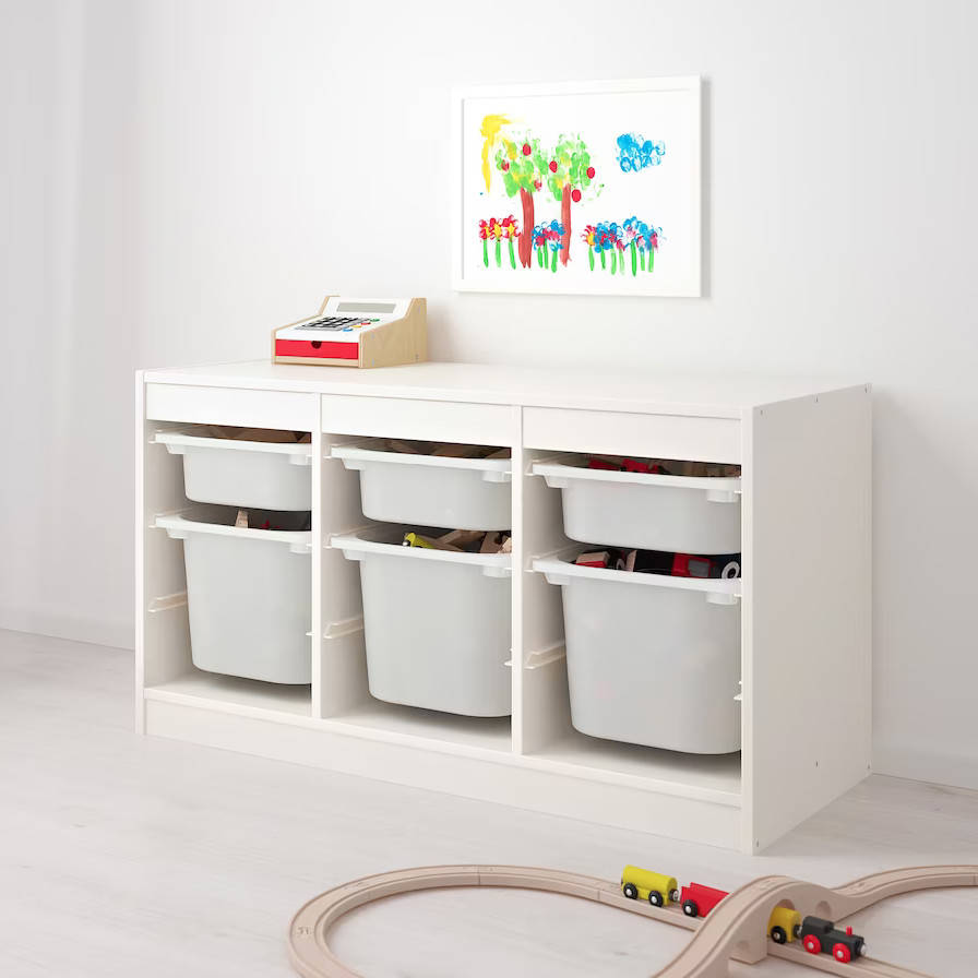 Б/У Комбинация для хранения с контейнерами IKEA Trofast белого цвета. Комбинация для хранения Икеа Труфаст 6, Белый
Б/У Комбинация для хранения с контейнерами IKEA Trofast белого цвета. Комбинация для хранения Икеа Труфаст 6, Белый