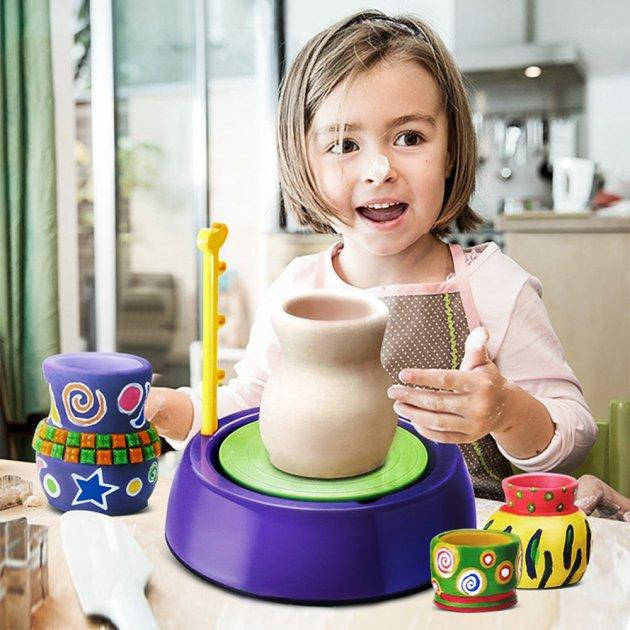 Гончарный круг - детский набор для творчества Pottery Wheel. Портативная гончарная мастерская
Гончарный круг - детский набор для творчества Pottery Wheel. Портативная гончарная мастерская