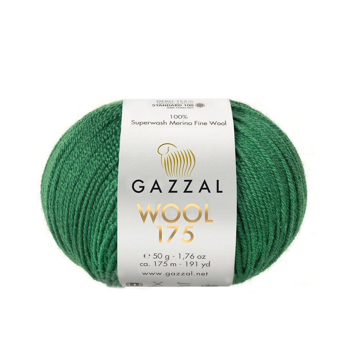 Gazzal Wool 175 (Газзал Вул 175) № 318 изумруд (Пряжа мериносовая, нитки для вязания), Изумрудный
Gazzal Wool 175 (Газзал Вул 175) № 318 изумруд (Пряжа мериносовая, нитки для вязания), Изумрудный