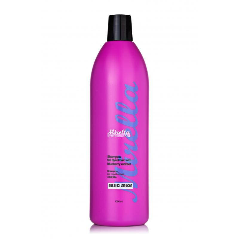 Шампунь для окрашенных волос с экстрактом черники 1000 мл, Mirella Professional
Шампунь для окрашенных волос с экстрактом черники 1000 мл, Mirella Professional
