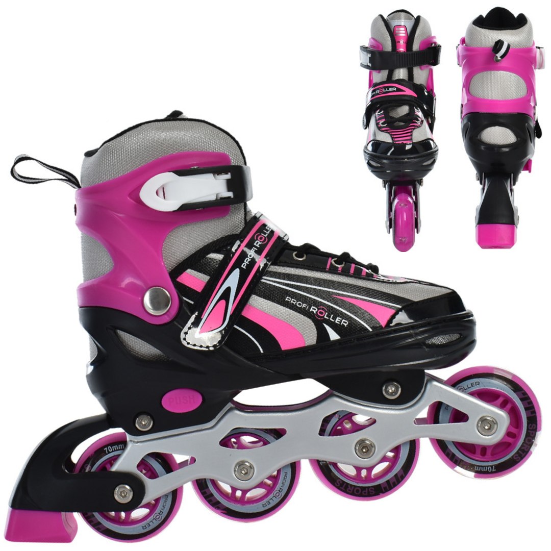 Детские роликовые коньки Profi Roller 35-38 раздвижные ролики детские 35 36 37 38 размер Розовый
Детские роликовые коньки Profi Roller 35-38 раздвижные ролики детские 35 36 37 38 размер Розовый