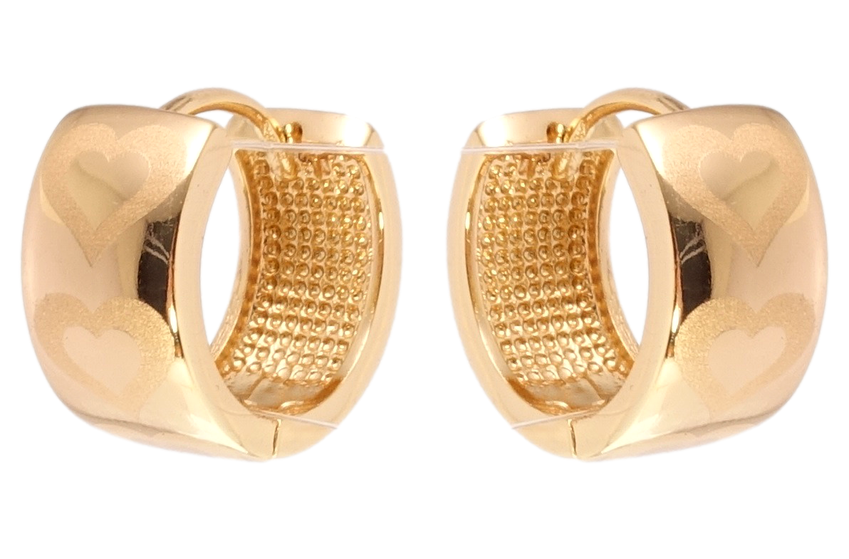 Серьги Xuping Позолота 18K колечки "Орнамент сердечки напылением"
Серьги Xuping Позолота 18K колечки "Орнамент сердечки напылением"