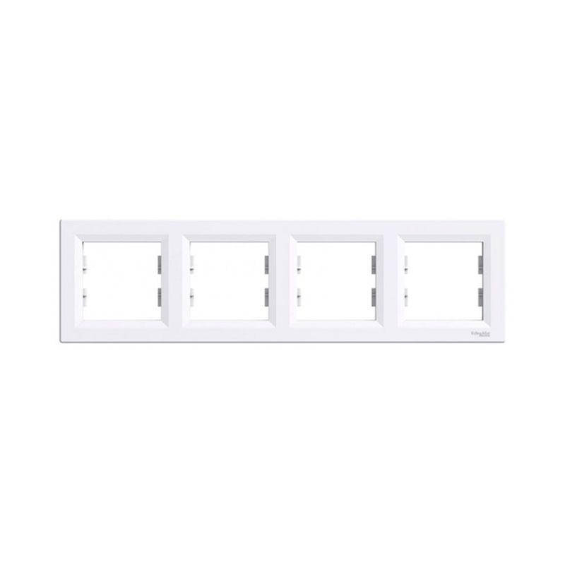 Рамка четырехместная горизонтальная, белая, серия Asfora, Schneider Electric (EPH5800421)
Рамка четырехместная горизонтальная, белая, серия Asfora, Schneider Electric (EPH5800421)