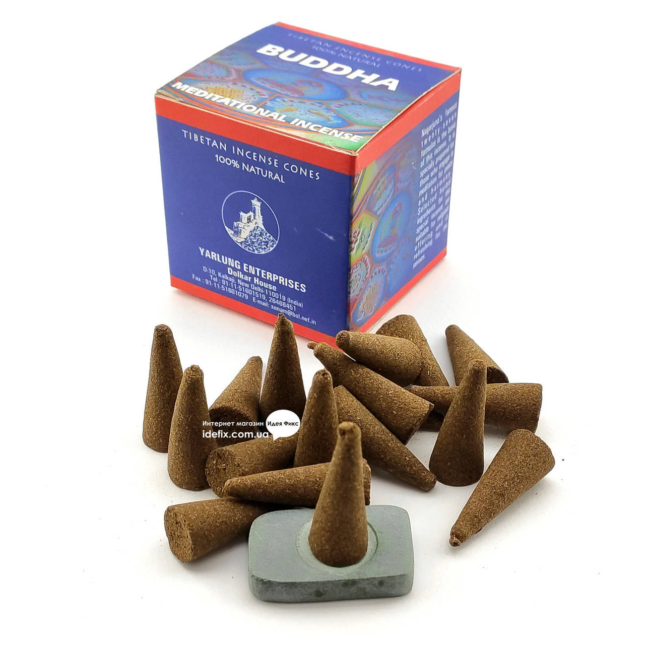 Благовоние Dr.Dolkar Buddha Meditation Cone incense Yarlung 18шт/уп. Арома-конусы Будда медитации (27542K)
Благовоние Dr.Dolkar Buddha Meditation Cone incense Yarlung 18шт/уп. Арома-конусы Будда медитации (27542K)