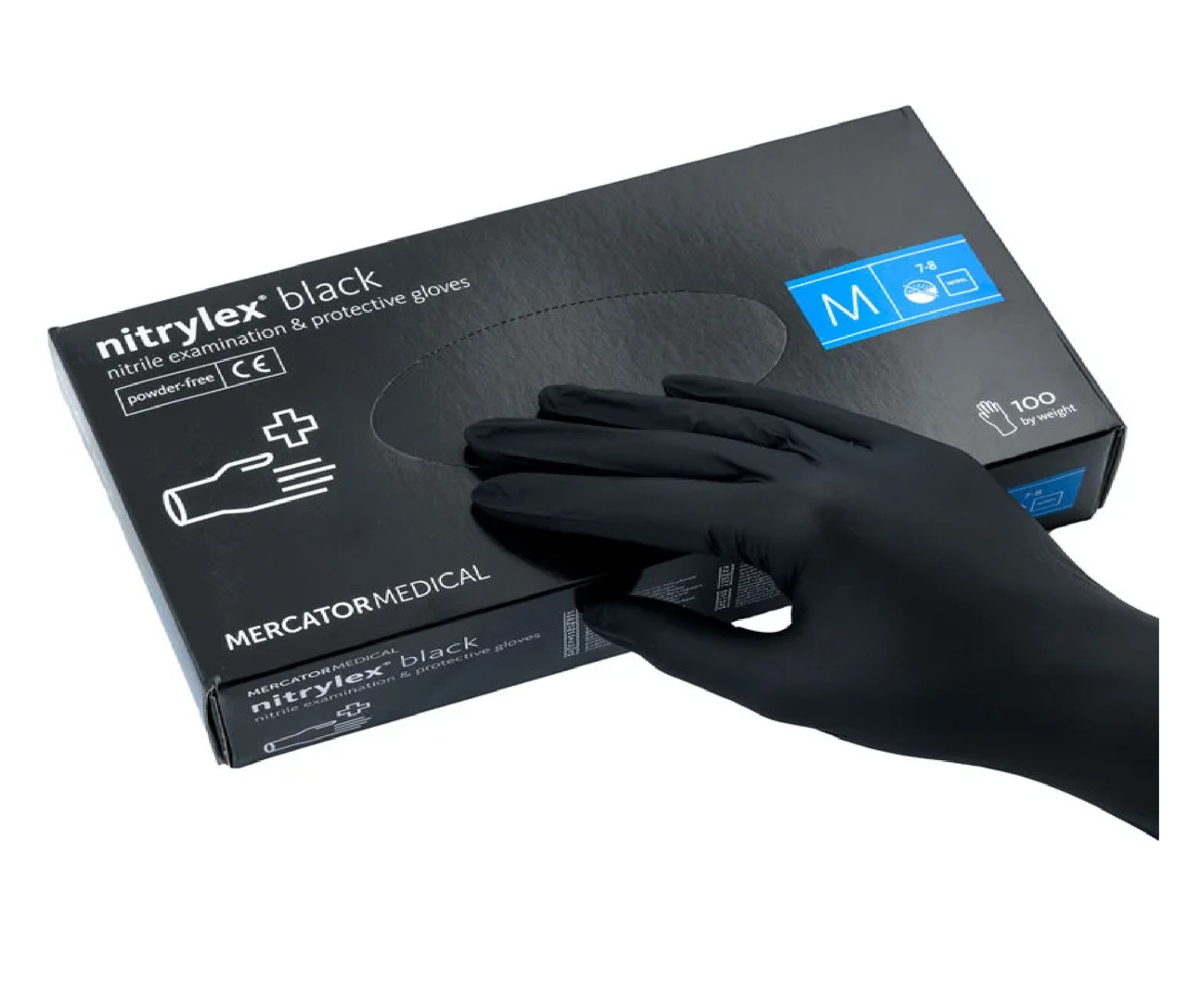Перчатки нитриловые Nitrylex Black "M" (Нитрилекс) черные, неопудренные, текстурированные 100 шт/уп, М
Перчатки нитриловые Nitrylex Black "M" (Нитрилекс) черные, неопудренные, текстурированные 100 шт/уп, М