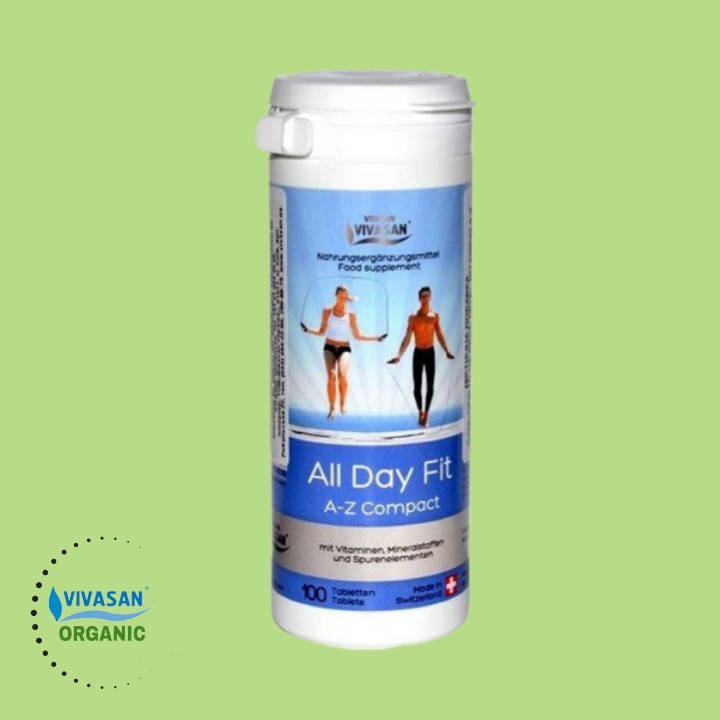 Швейцарские витамины Бодрость на весь день A-Z компакт 100шт (All Day Fit) Vivasan/Original Product
Швейцарские витамины Бодрость на весь день A-Z компакт 100шт (All Day Fit) Vivasan/Original Product