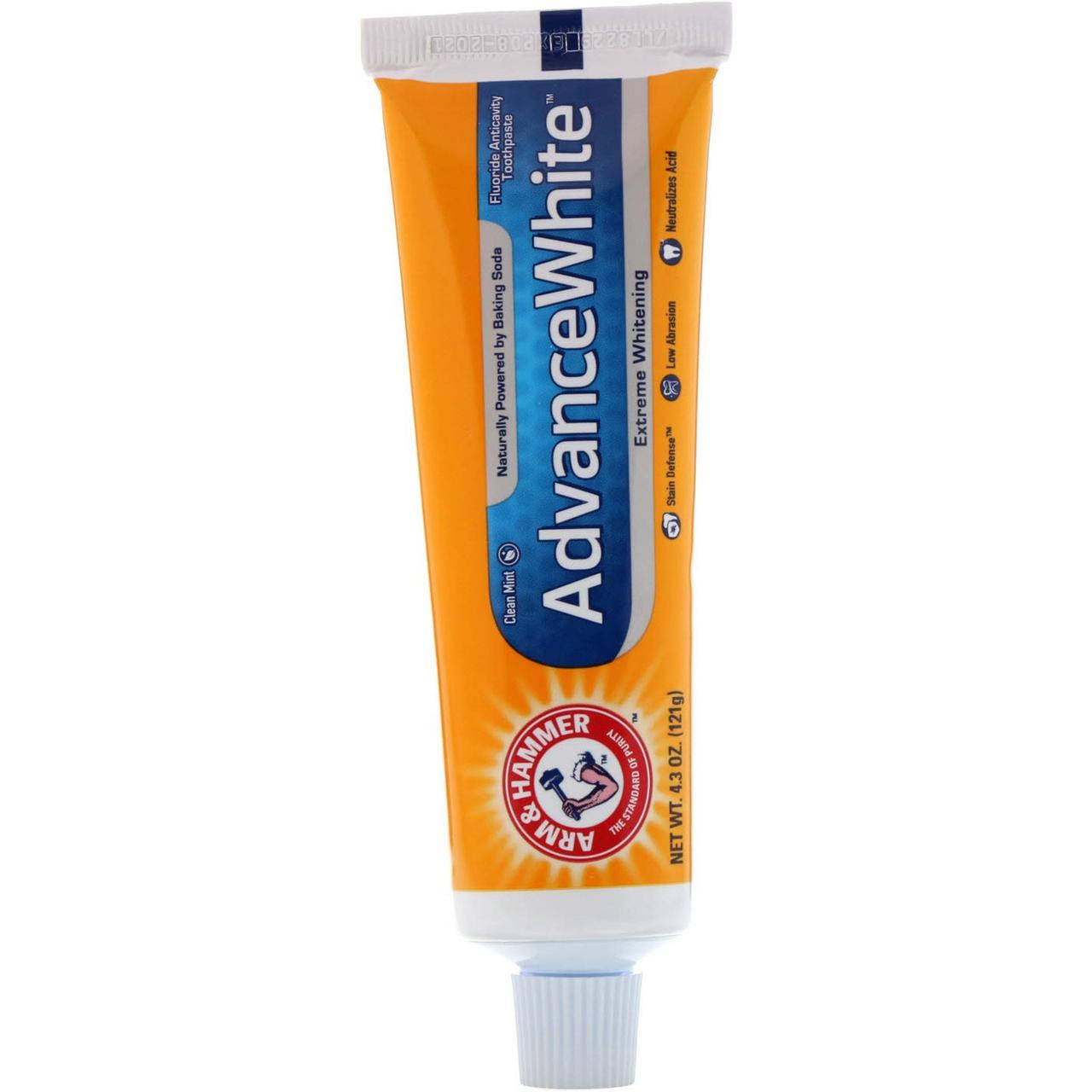 Arm & Hammer, Advance White, высокоэффективная отбеливающая зубная паста, чистый аромат мяты, 4,3 унции (121,,
Arm & Hammer, Advance White, высокоэффективная отбеливающая зубная паста, чистый аромат мяты, 4,3 унции (121,,