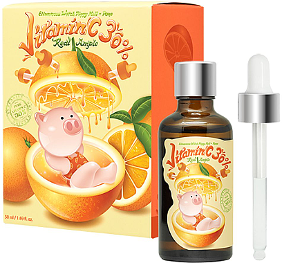Сыворотка для лица отбеливающая Elizavecca Witch Pigge Hell Pore Vitamin C 30% 50 мл
Сыворотка для лица отбеливающая Elizavecca Witch Pigge Hell Pore Vitamin C 30% 50 мл