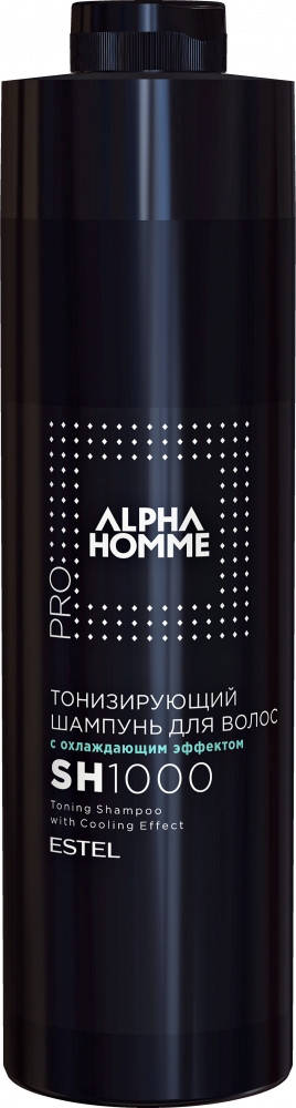 Шампунь тонизирующий для волос с охлаждающим эффектом Estel Alpha Homme 1000 мл (18842Qu)
Шампунь тонизирующий для волос с охлаждающим эффектом Estel Alpha Homme 1000 мл (18842Qu)