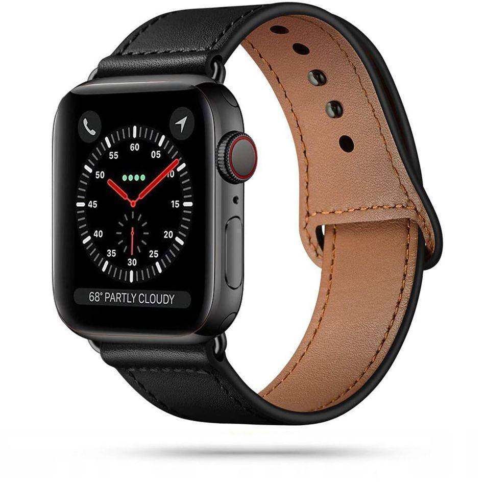 Ремешок Tech-Protect Leatherfit для Apple Watch 1/2/3/4/5/6/SE/7 42/44/45mm Black
Ремешок Tech-Protect Leatherfit для Apple Watch 1/2/3/4/5/6/SE/7 42/44/45mm Black