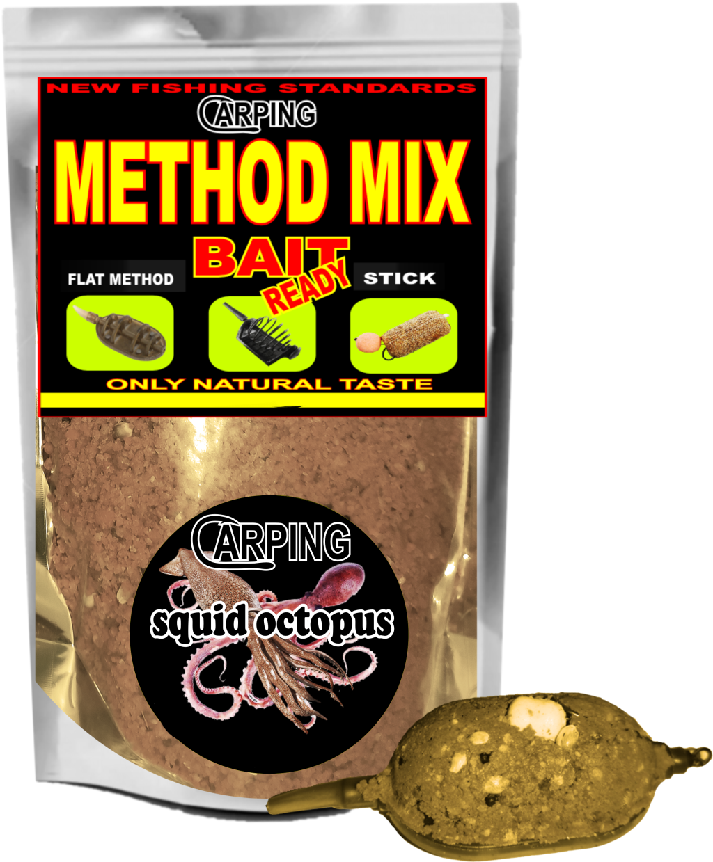 METHOD MIX BAIT (READY)«SQUID OCTOPUS » (кальмар осьминог) готовая METHOD MIX BAIT (READY) 300гр, Коричневый
METHOD MIX BAIT (READY)«SQUID OCTOPUS » (кальмар осьминог) готовая METHOD MIX BAIT (READY) 300гр, Коричневый