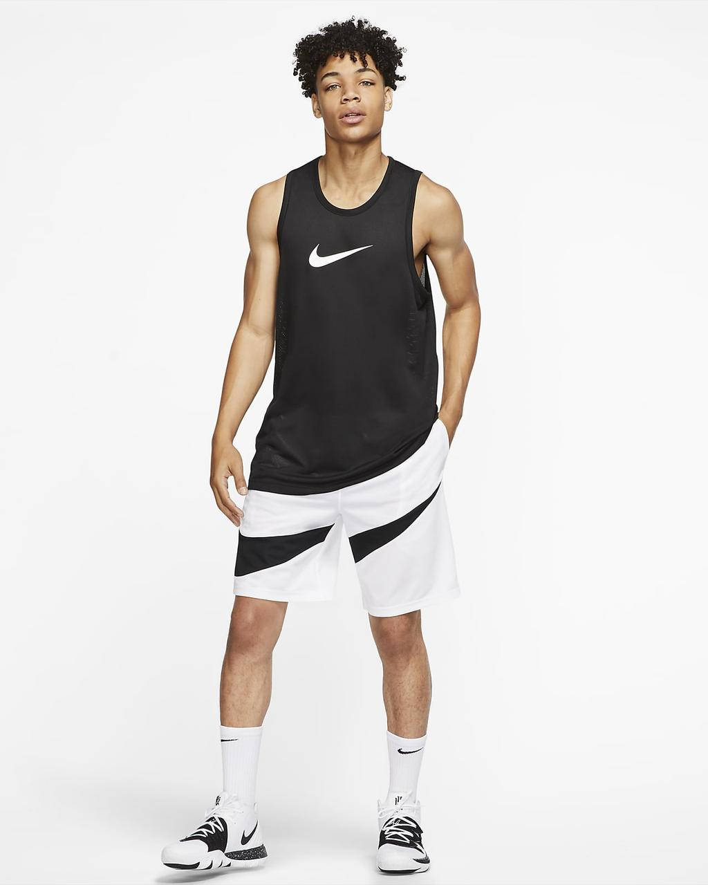 Мужской летний спортивный костюм НАЙК NIKE Мужская черная майка и белые шорты XL, Черный
Мужской летний спортивный костюм НАЙК NIKE Мужская черная майка и белые шорты XL, Черный