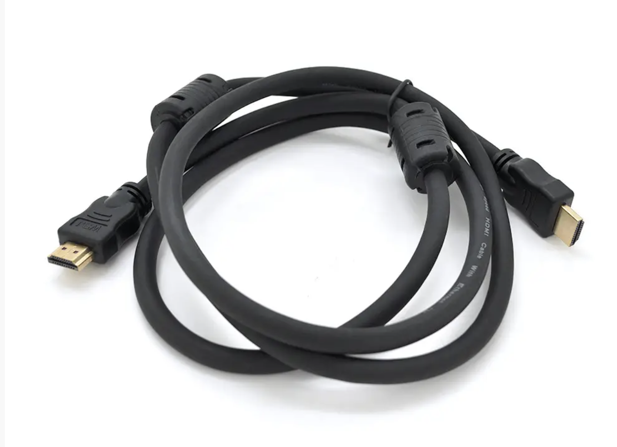 Кабель HDMI-HDMI 1м для подключения монитора, телевизора, к компьютеру, ноутбуку и т.д., Черный
Кабель HDMI-HDMI 1м для подключения монитора, телевизора, к компьютеру, ноутбуку и т.д., Черный