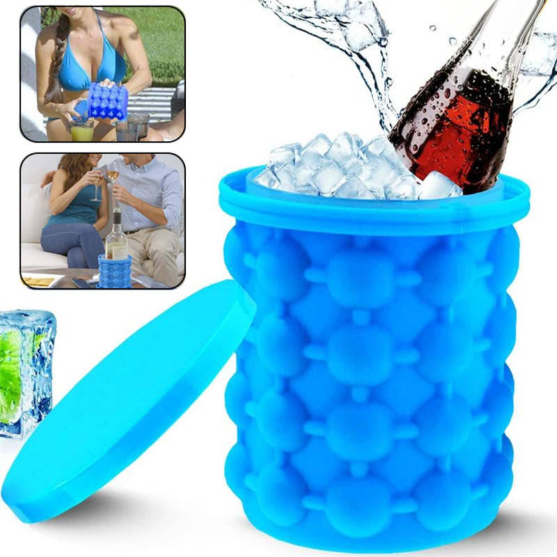 Силиконовая форма ведро для охлаждения напитков Ice Cube Maker Genie посуда для льда YLW
Силиконовая форма ведро для охлаждения напитков Ice Cube Maker Genie посуда для льда YLW