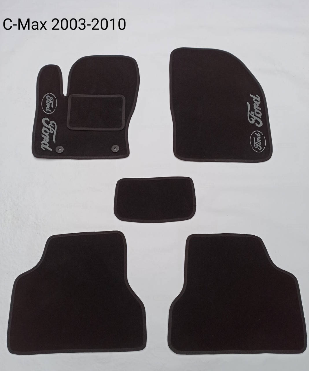 Ford C-Max 2003-2010 черные текстильные ворс коврики салона в салон на Форд С-Макс, Черный
Ford C-Max 2003-2010 черные текстильные ворс коврики салона в салон на Форд С-Макс, Черный