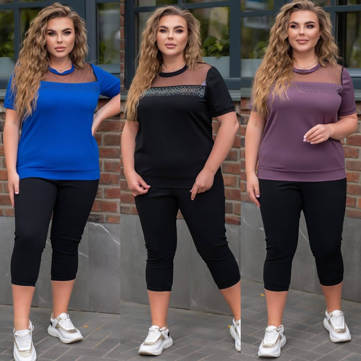 Костюм женский, модный, большого размера, легкий, молодежный, прогулочный, от 48 до 62 р, Черный
Костюм женский, модный, большого размера, легкий, молодежный, прогулочный, от 48 до 62 р, Черный