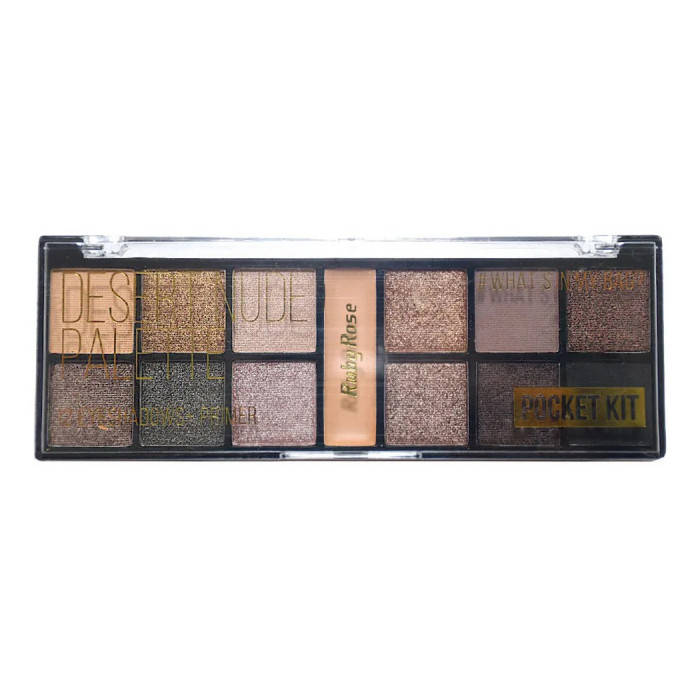 Палетка теней для век с праймером Ruby Rose Pocket Palette Kit HB-9944 Desert Nude 14.1 г
Палетка теней для век с праймером Ruby Rose Pocket Palette Kit HB-9944 Desert Nude 14.1 г