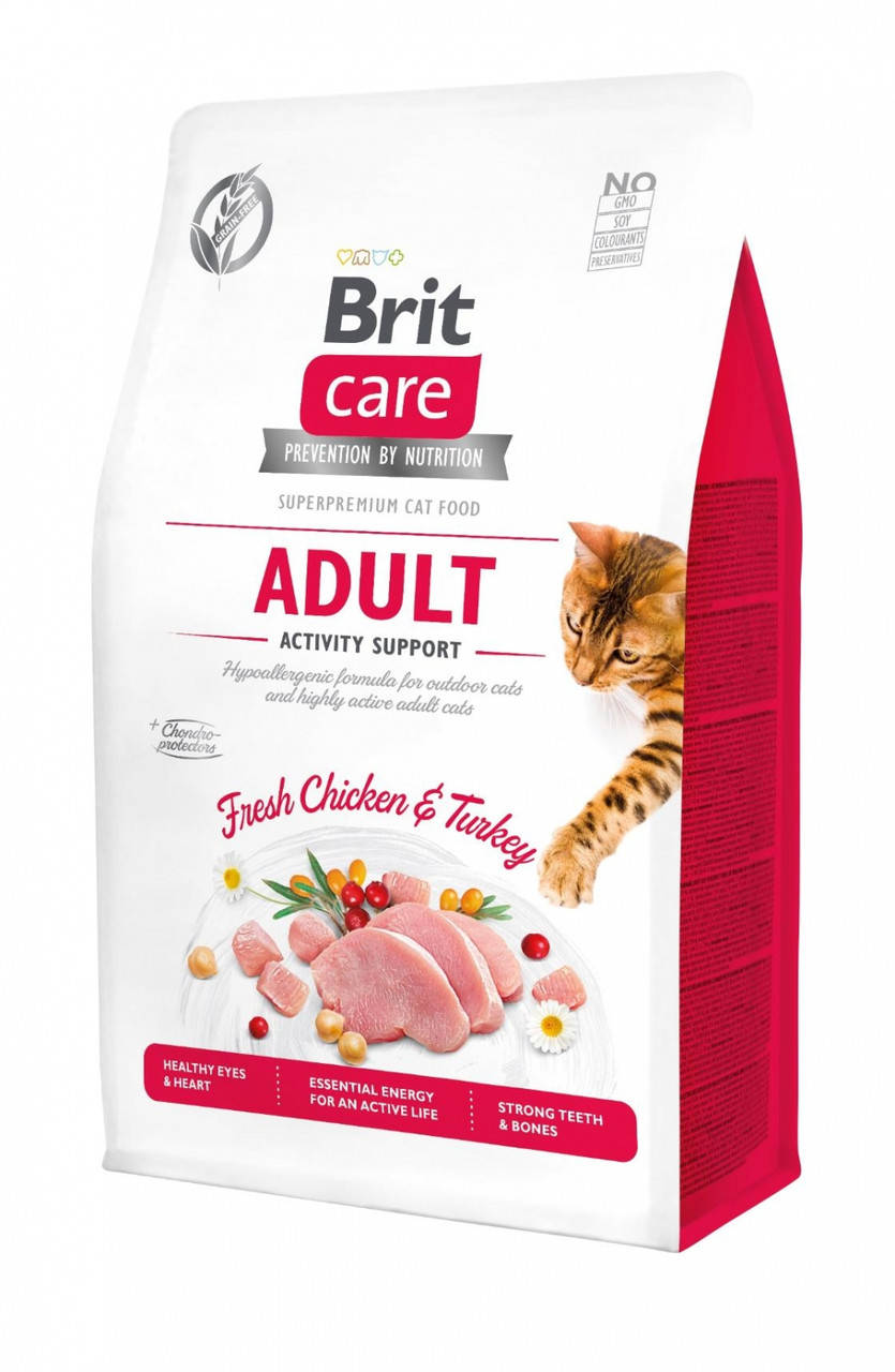 Brit Care Cat Grain Free Adult Activity Support беззерновой сухой корм для активных кошек, 7 кг
Brit Care Cat Grain Free Adult Activity Support беззерновой сухой корм для активных кошек, 7 кг