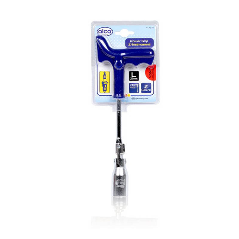 Ключ для свечей зажигания 21 мм с силовой ручкой "Power Grip Z-Instrument" Alca 421210
Ключ для свечей зажигания 21 мм с силовой ручкой "Power Grip Z-Instrument" Alca 421210