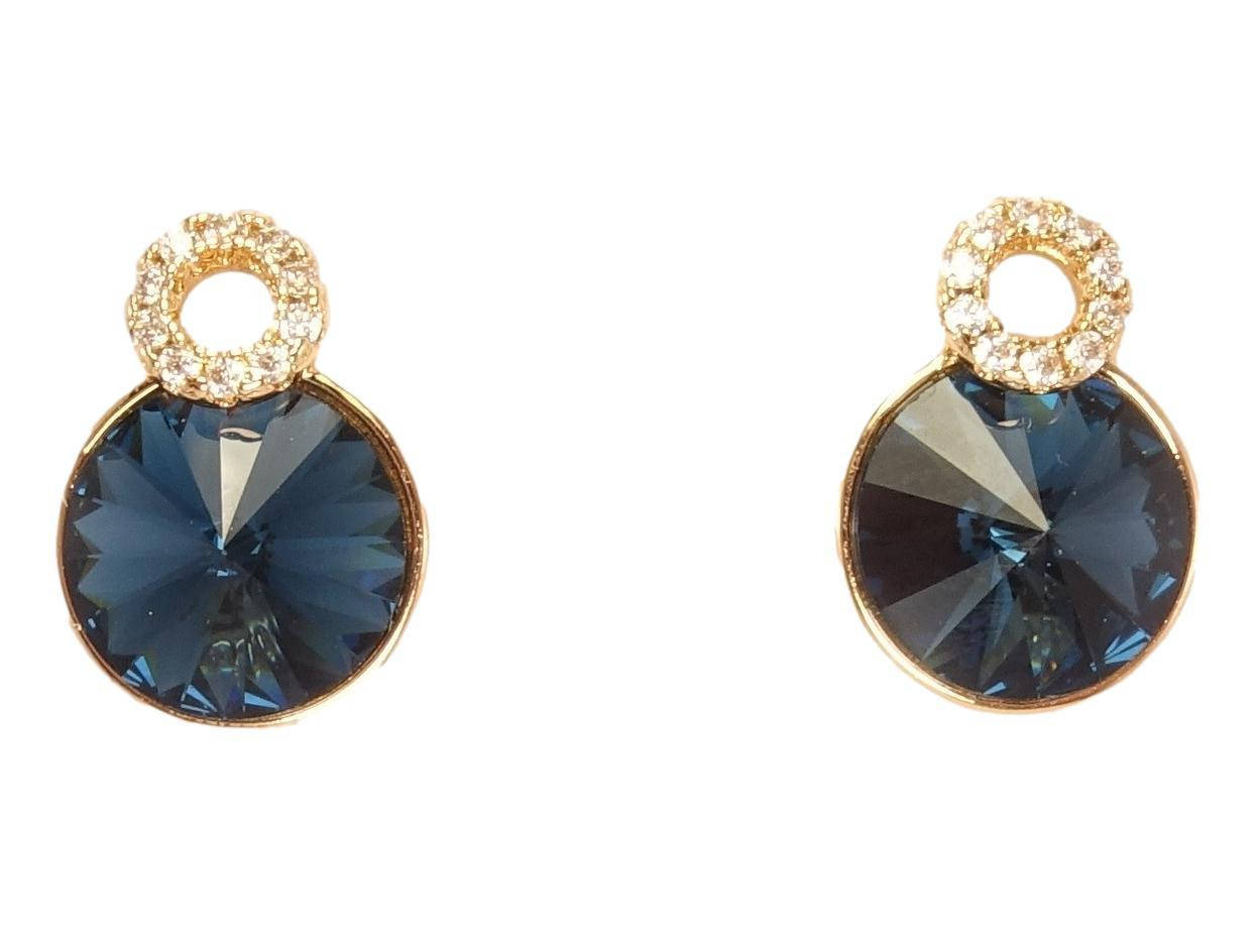 Серьги Xuping Позолота 18K с кристаллами Swarovski гвоздики "Синий Куполообразный Кристалл и Круг Цирконий"
Серьги Xuping Позолота 18K с кристаллами Swarovski гвоздики "Синий Куполообразный Кристалл и Круг Цирконий"