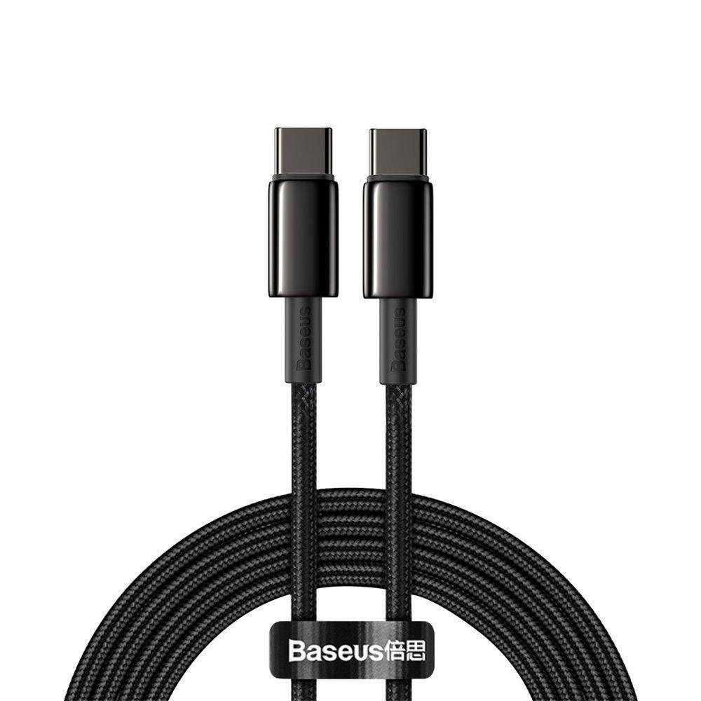 Кабель Type-C to Type-C Baseus Tungsten Gold Fast Charging 100W 2m Black (CATWJ-A01), Черный
Кабель Type-C to Type-C Baseus Tungsten Gold Fast Charging 100W 2m Black (CATWJ-A01), Черный
