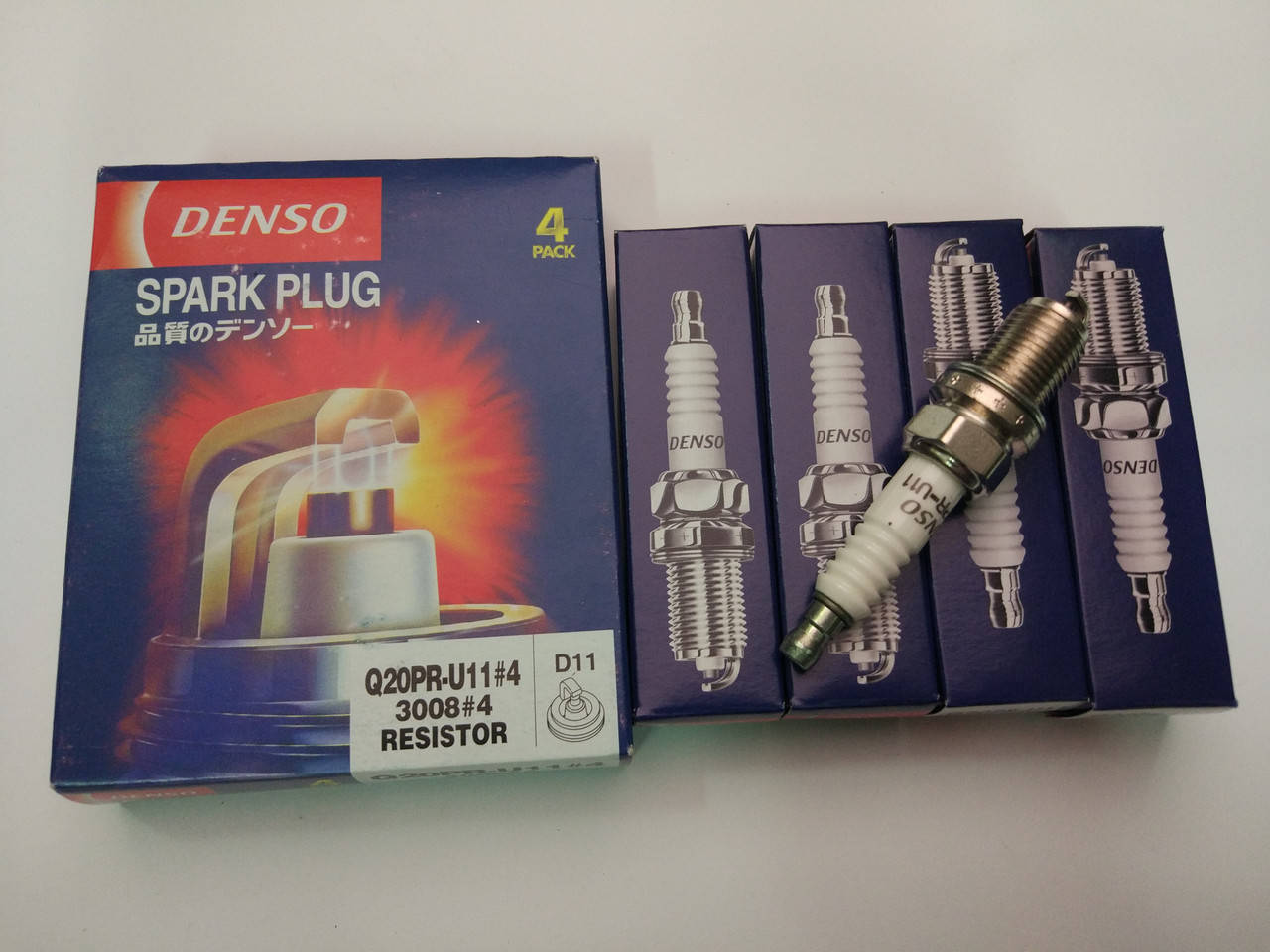 Свечи D11 (под 16 ключ) Газель.Волга.Соболь-406.4216.4213 двс пр-во Denso комплект 4 шт
Свечи D11 (под 16 ключ) Газель.Волга.Соболь-406.4216.4213 двс пр-во Denso комплект 4 шт