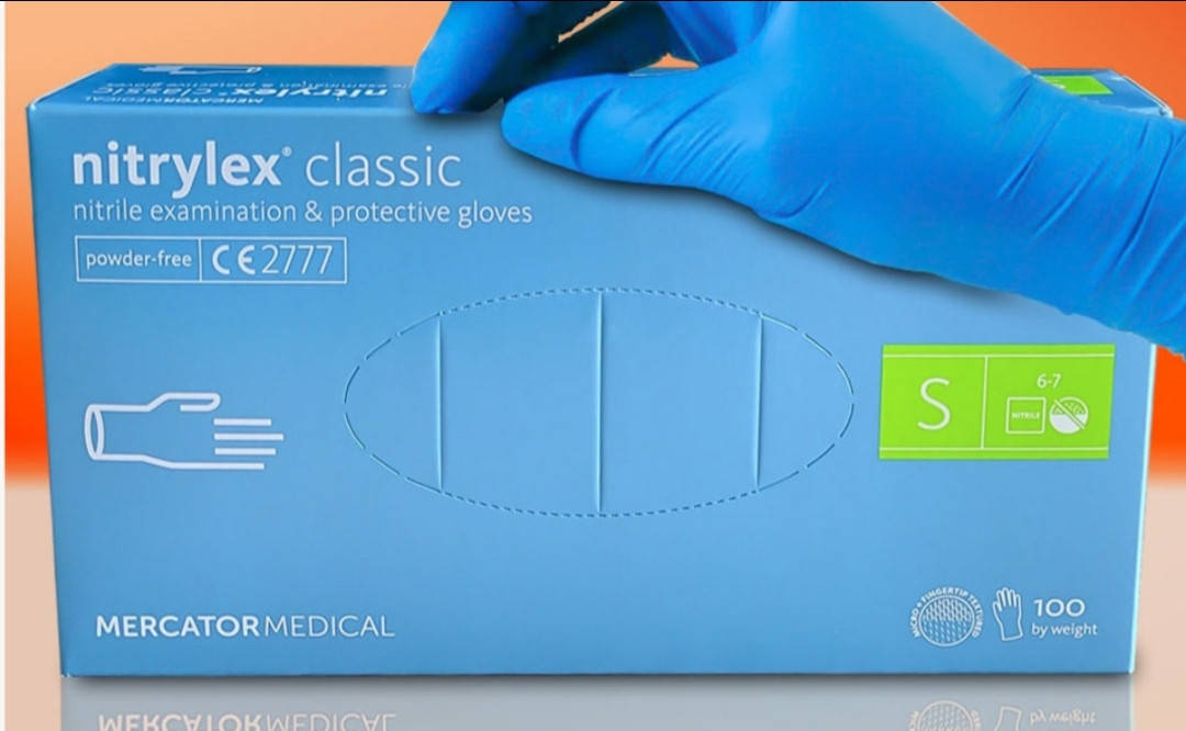 Перчатки Нитриловые Nitrylex S, синие неопудренные 100шт/пар, Синий
Перчатки Нитриловые Nitrylex S, синие неопудренные 100шт/пар, Синий