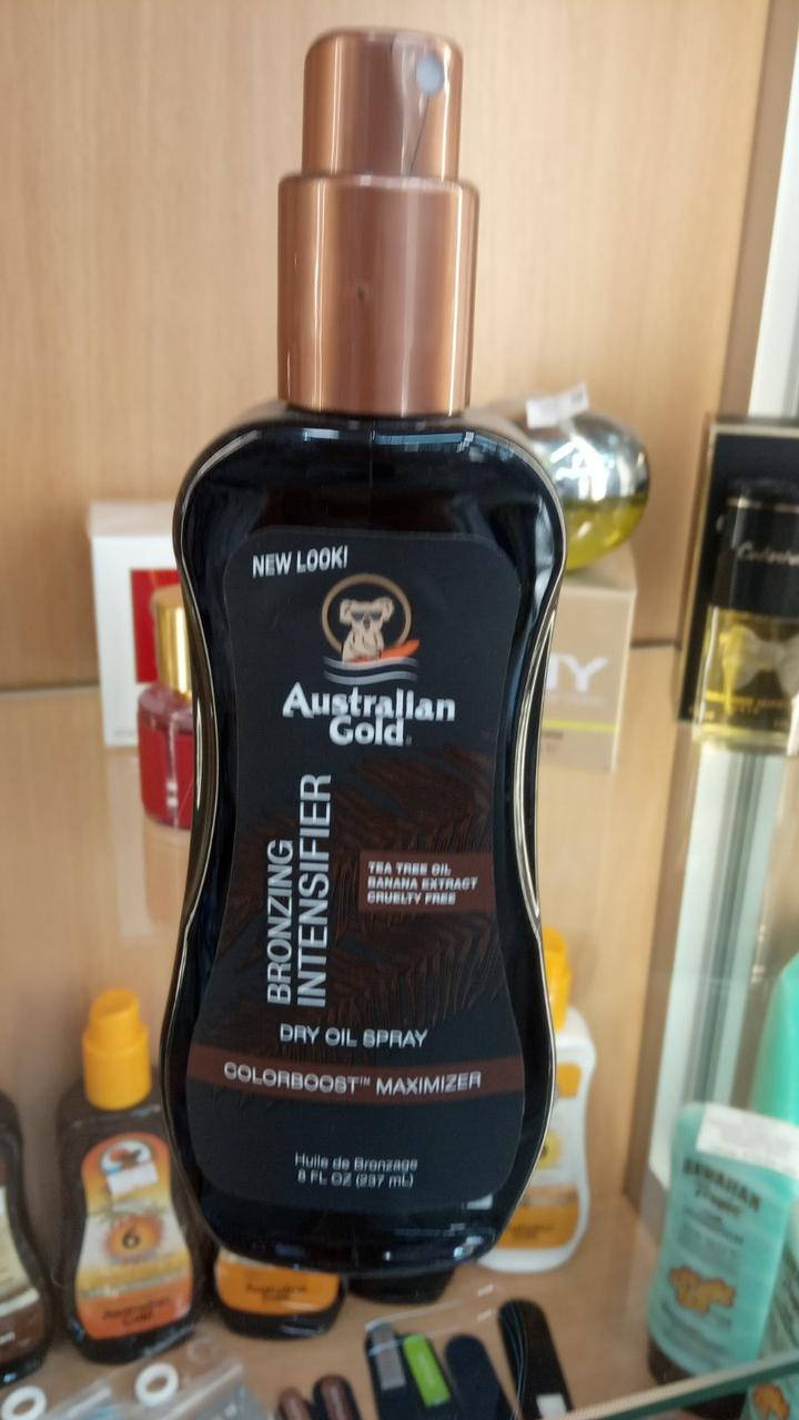Масло для загара на солнце Australian Gold SPF Intensifier Dry Oil w/bronzer 237ml
Масло для загара на солнце Australian Gold SPF Intensifier Dry Oil w/bronzer 237ml